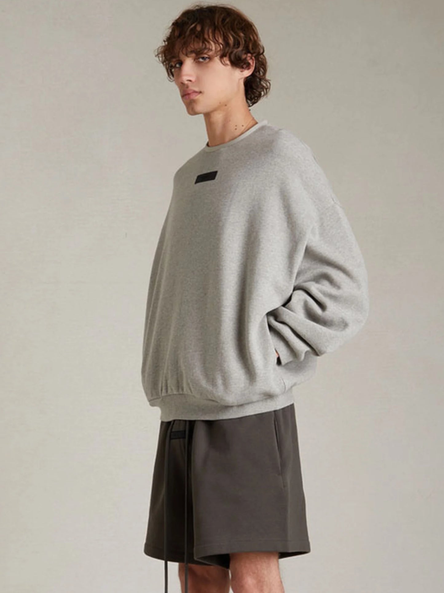 Essentials CrewNeck Sweatshirt “Dark Heather Oatmeal”