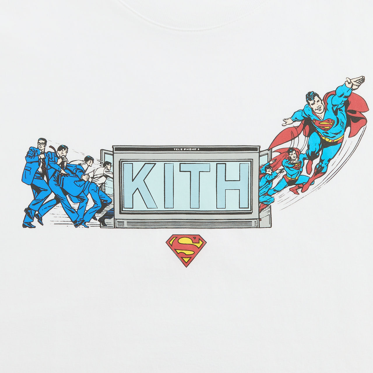Kith x Superman T Shirt “Booth Vintage White”