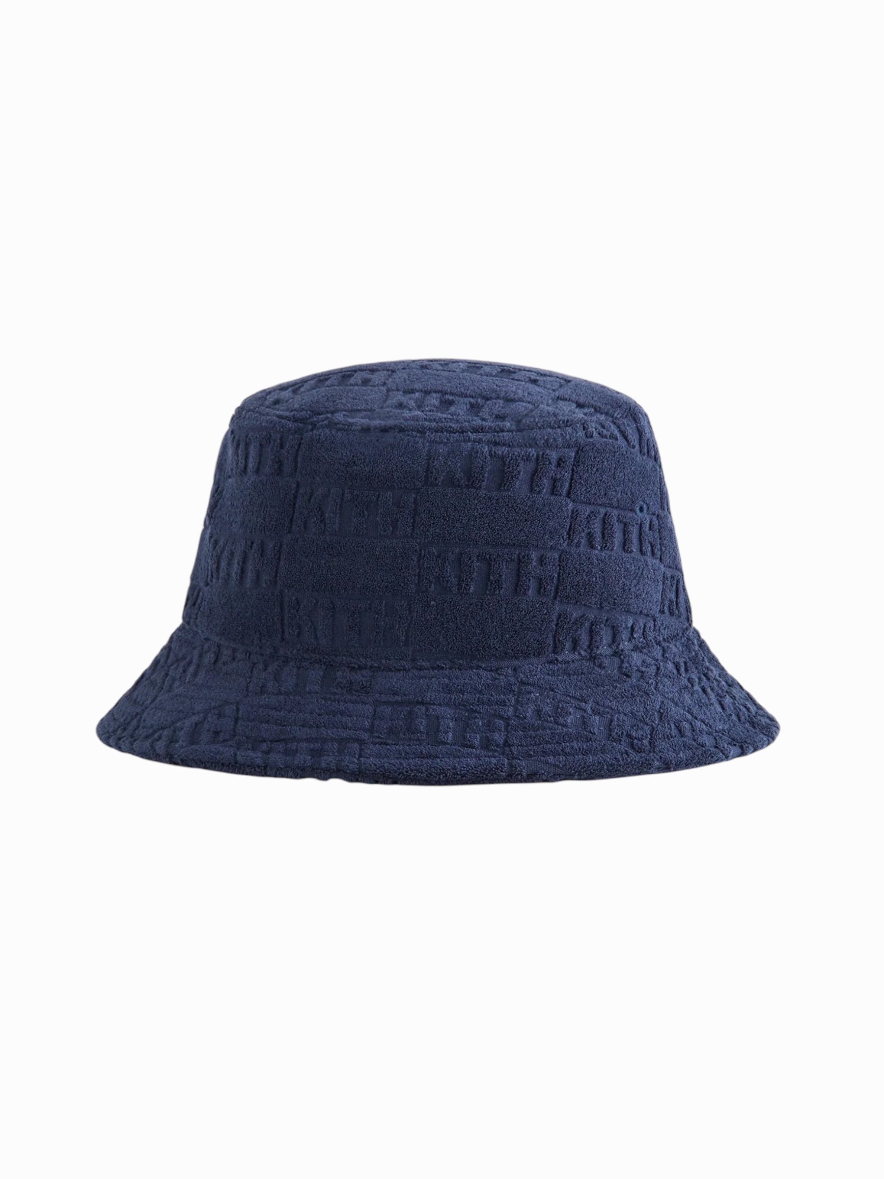 Kith Bucket Hat Towel Terry “Navy”