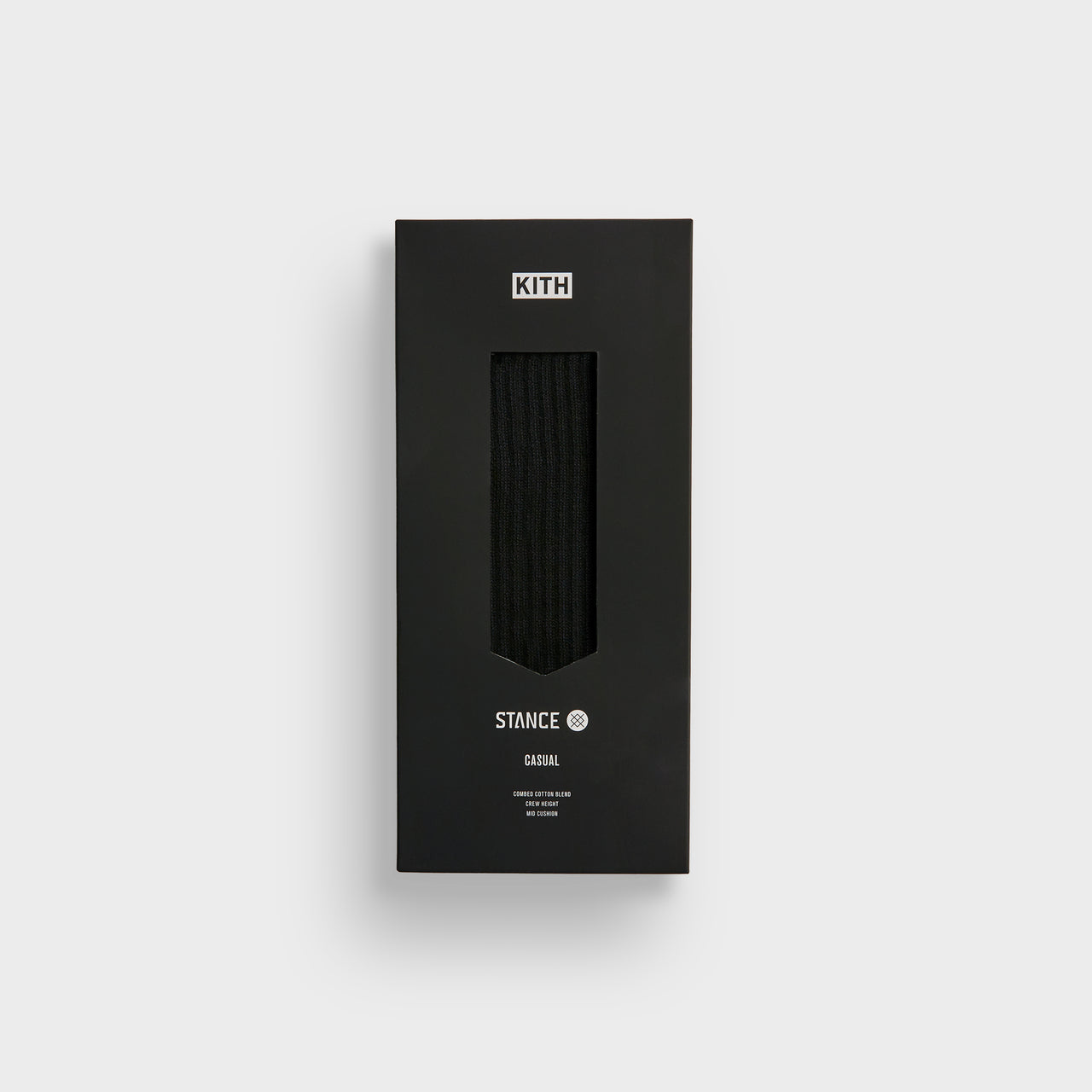 Kith Crew Socks Classic 2.0 “Black”