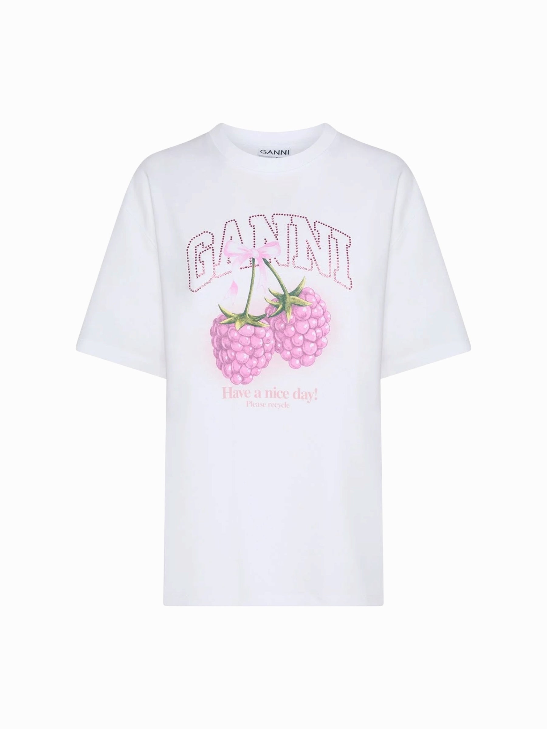 Ganni T Shirt “Raspberry”
