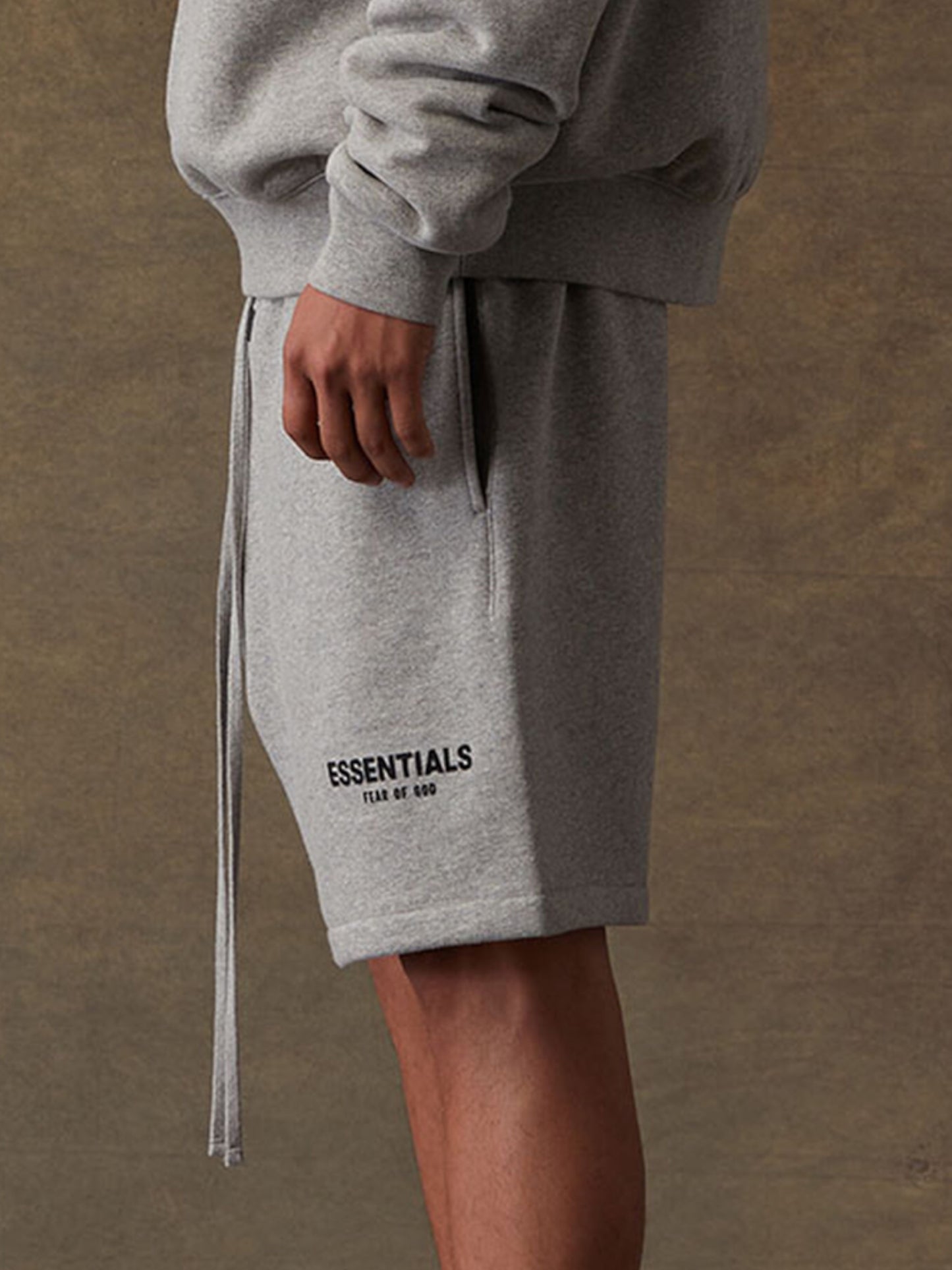 Essentials Shorts “Dark Oatmeal” (SS22)