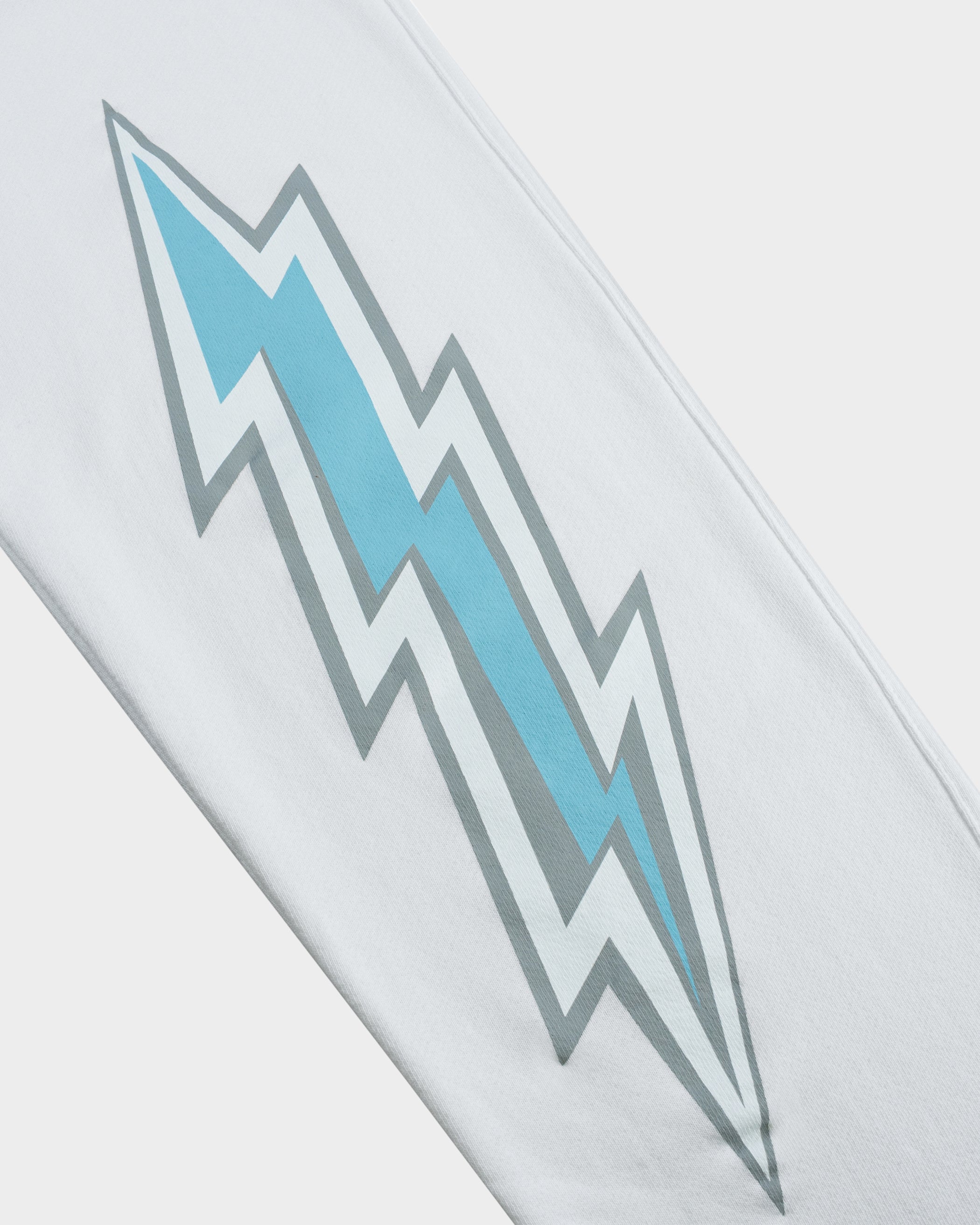 Eric Emanuel Sweatpants “White/ Blue Bolt”