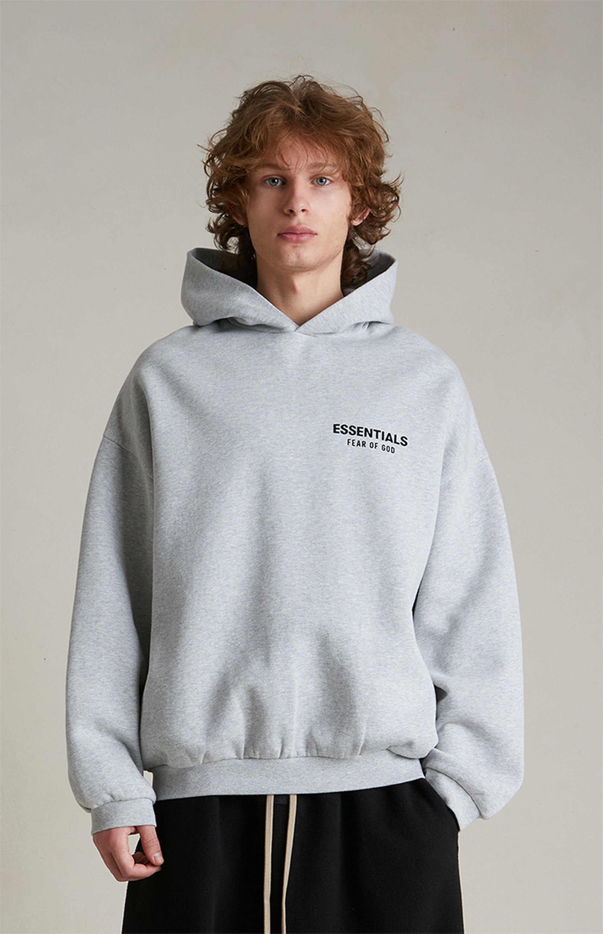 Essentials Hoodie “Light Heather Gray” (FW24)