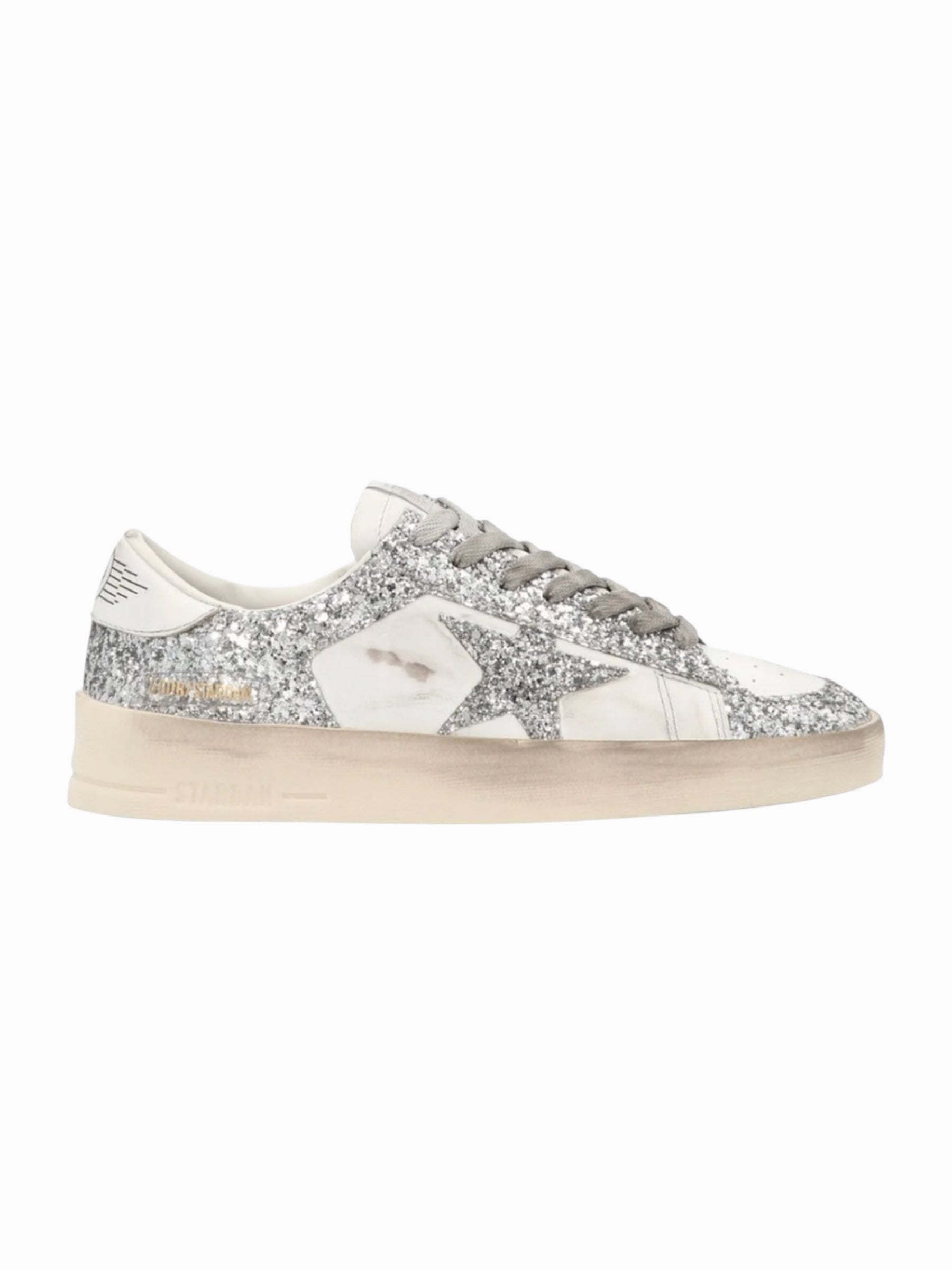 Golden Goose Stardan “Silver Glitter”