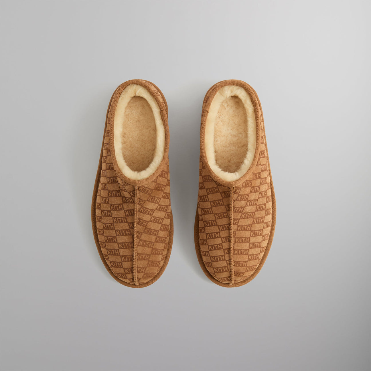 Kith Monogram Shearling Slippers “Loft”