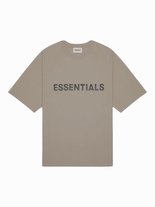 Essentials T Shirt Appliqué Logo “Taupe”