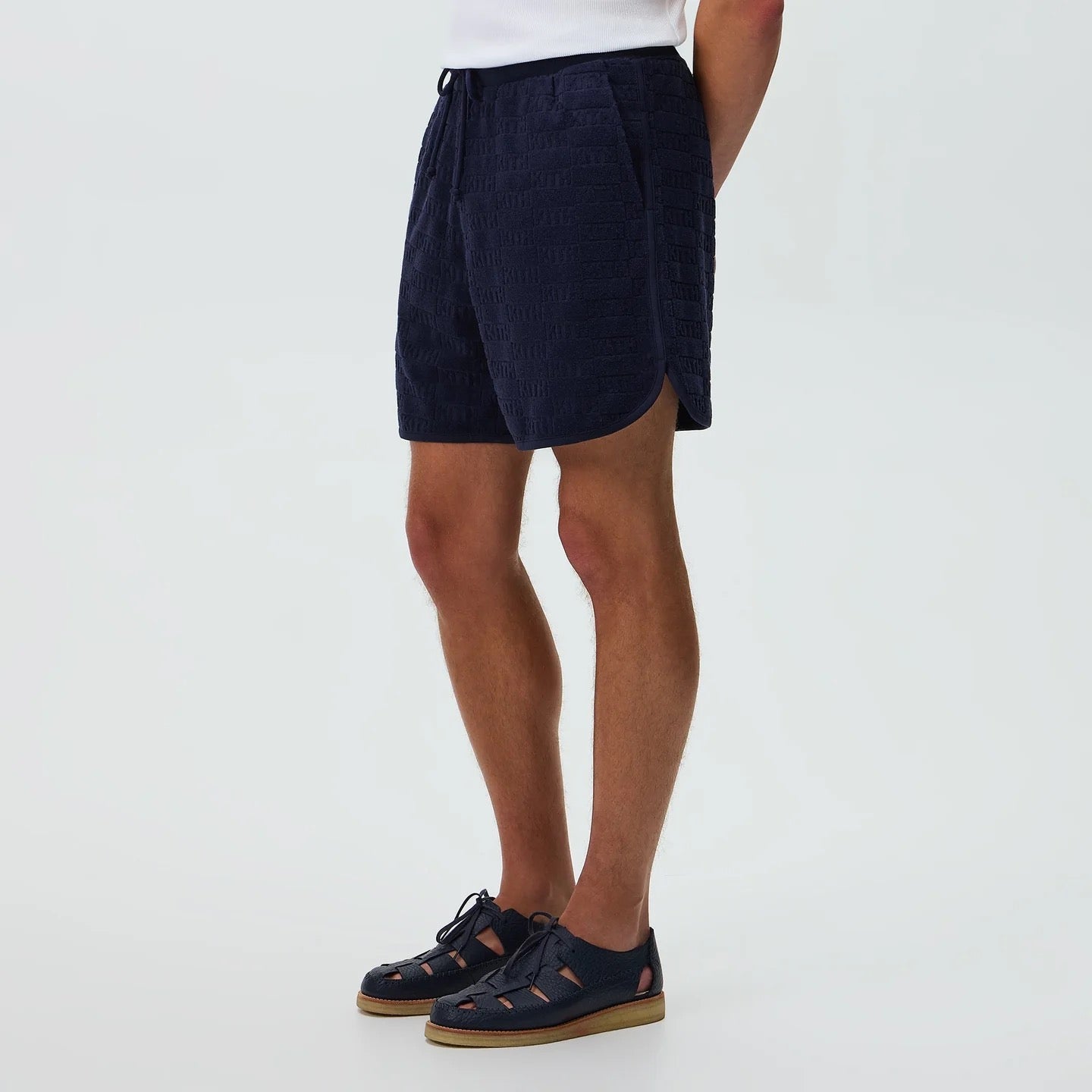 Kith Shorts Monogram Towel Terry “Navy”
