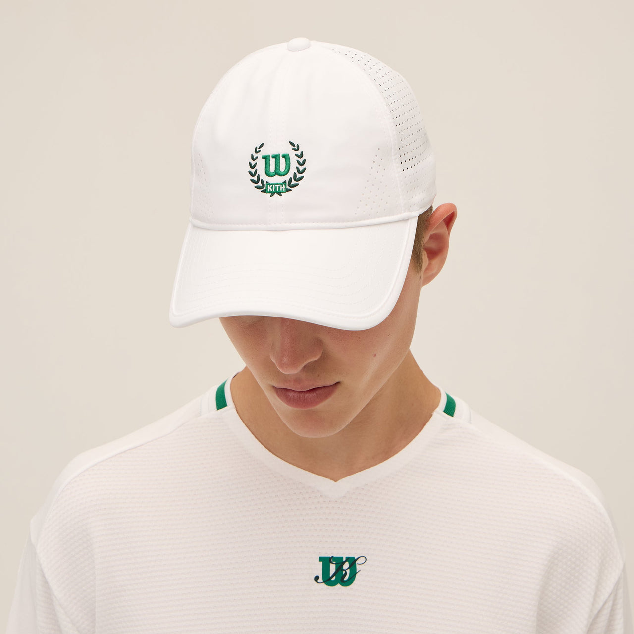 Kith x Wilson Cap Performance “White”