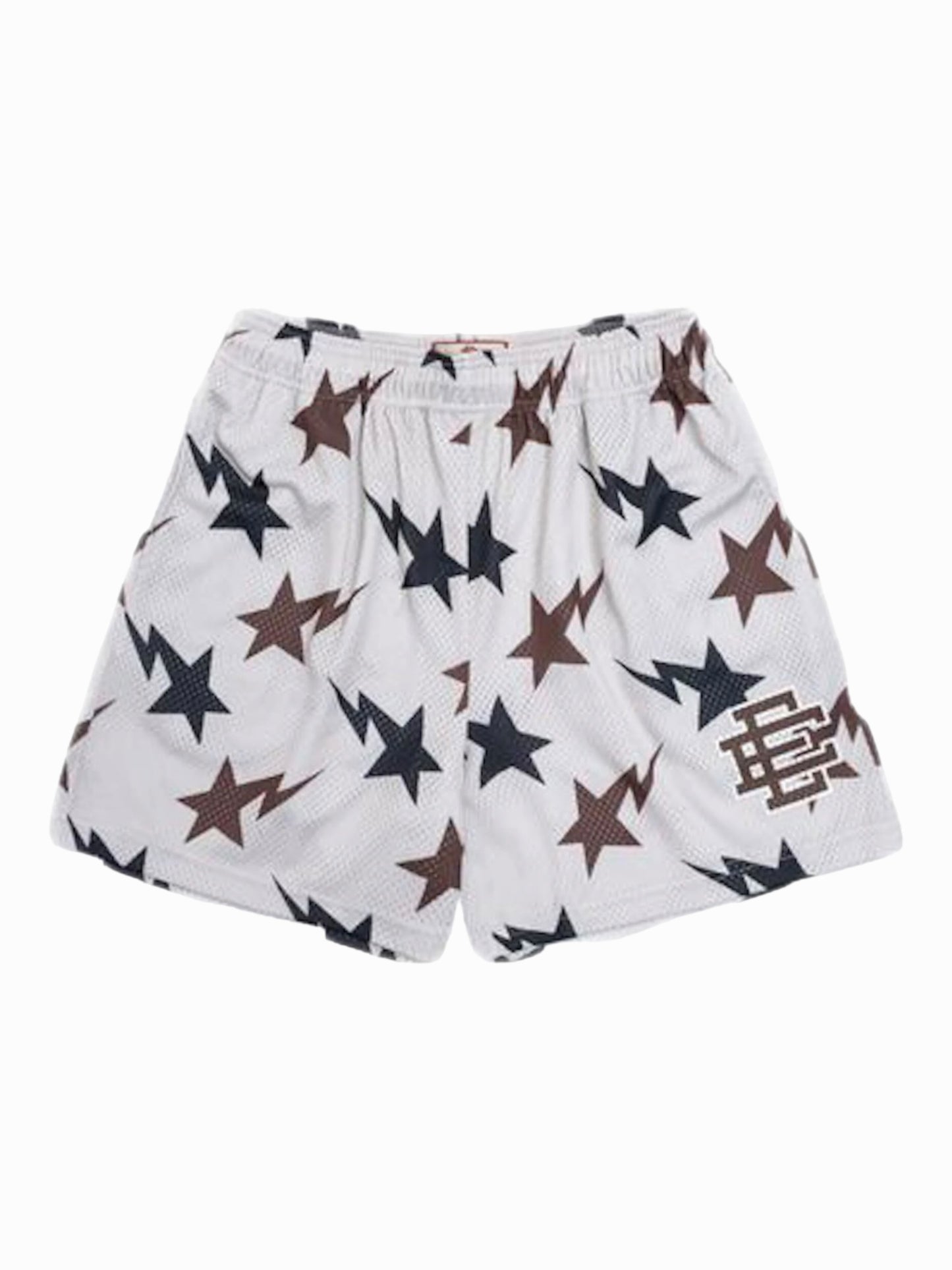 Eric Emanuel x Bape EE Basic Shorts “Cream/Brown/Navy”