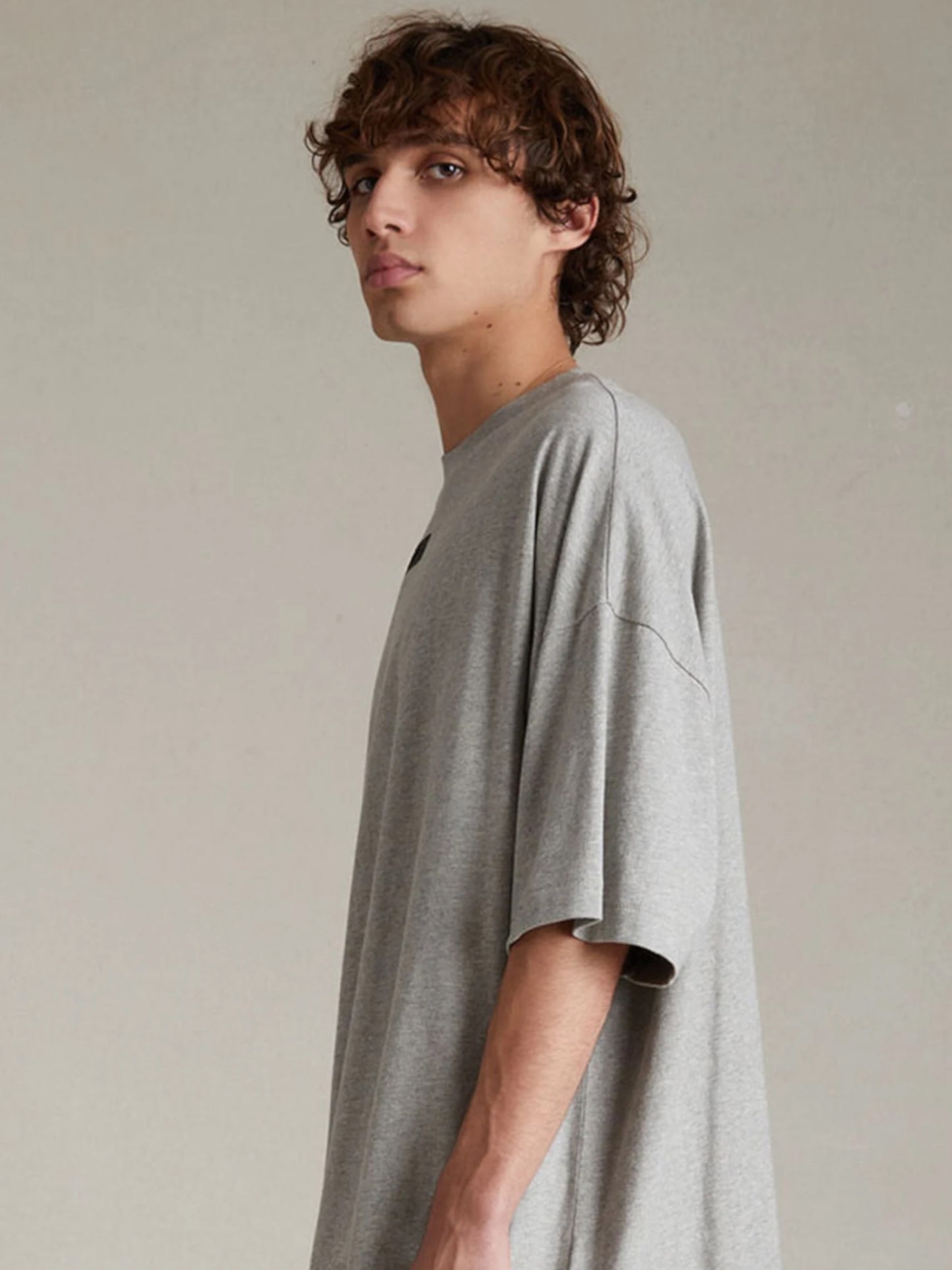 Essentials T Shirt “Dark Heather Oatmeal” (FW23)