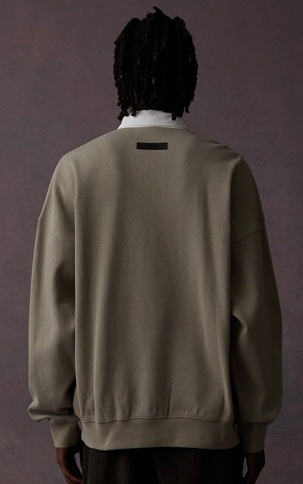 Essentials Henley Rugby Essentials Waffle Henley Rugby “Seal” (SS23)