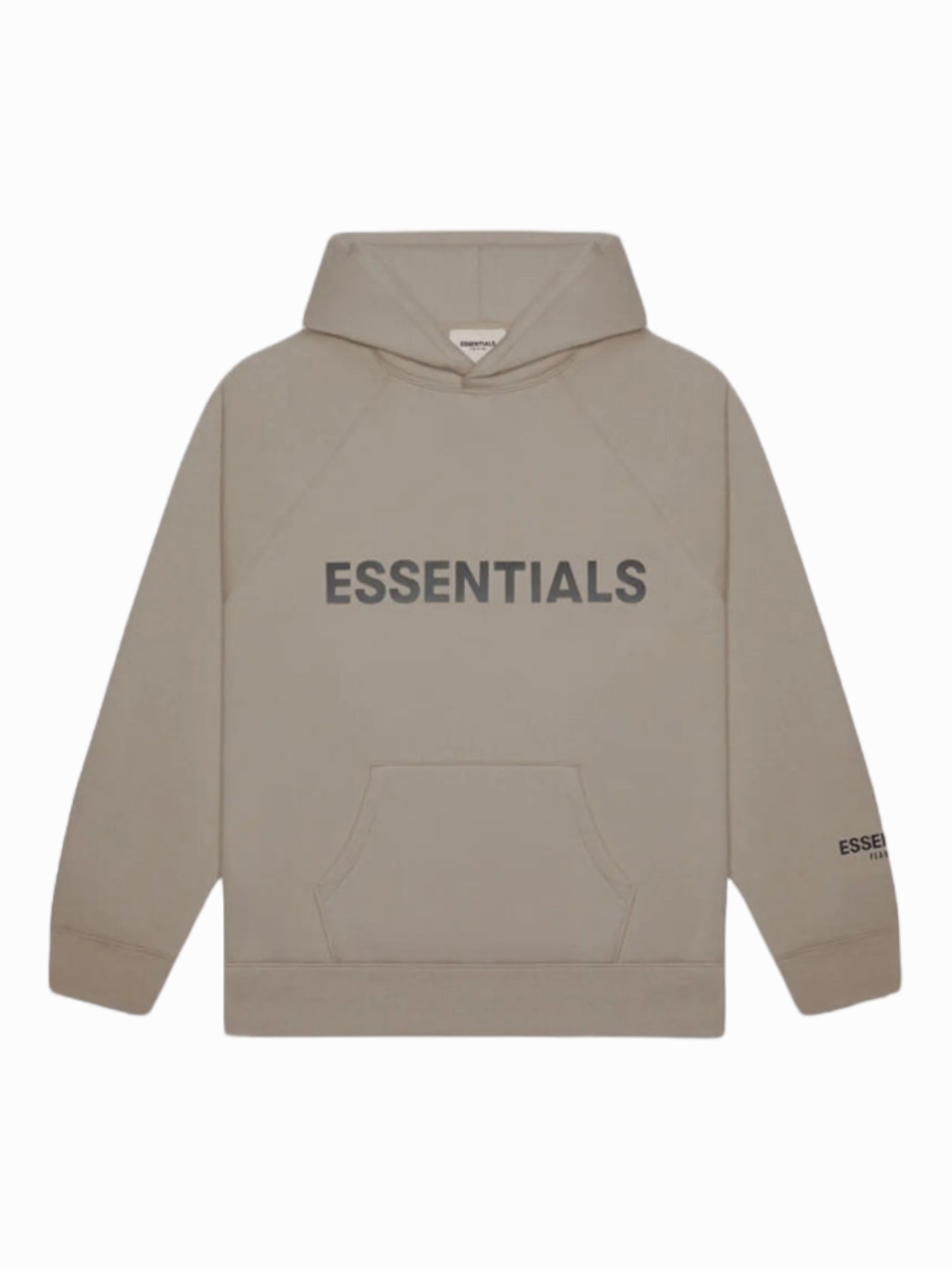 Essentials Hoodie Appliqué Logo “Taupe”