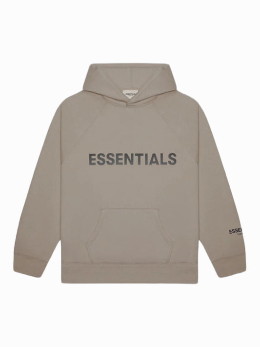 Essentials Hoodie Appliqué Logo “Taupe”