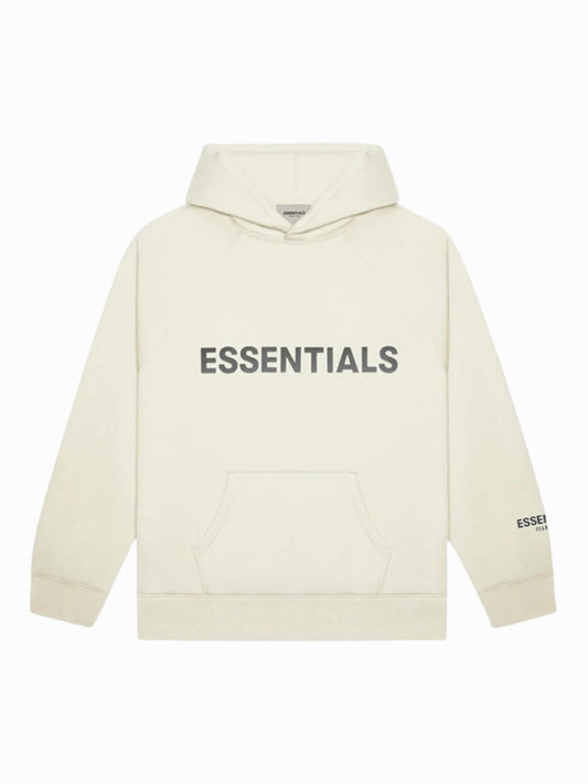 Essentials Hoodie Appliqué Logo “Butter Cream”