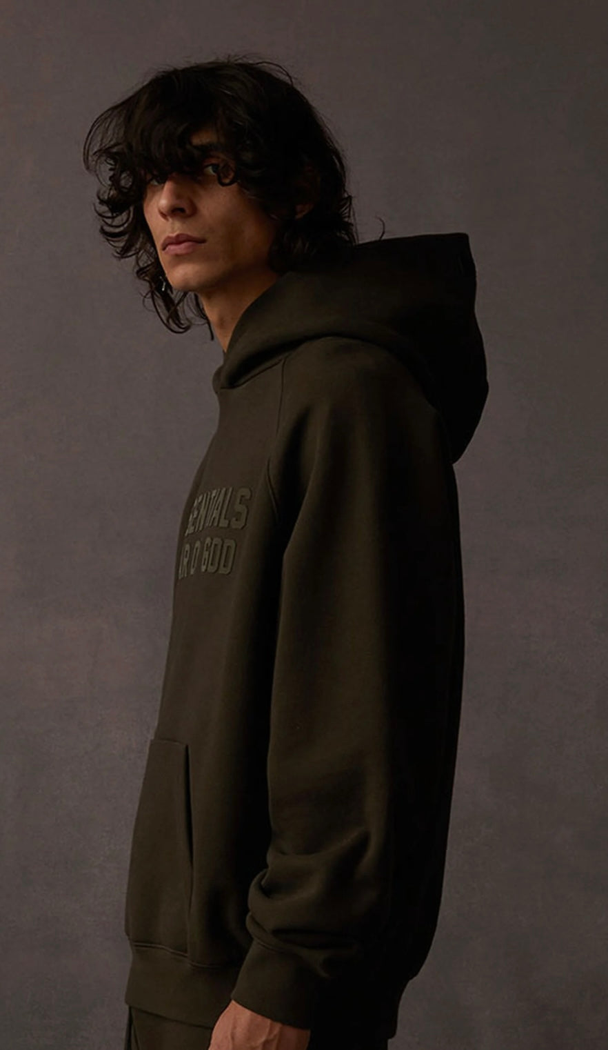 Essentials Hoodie “Off Black”