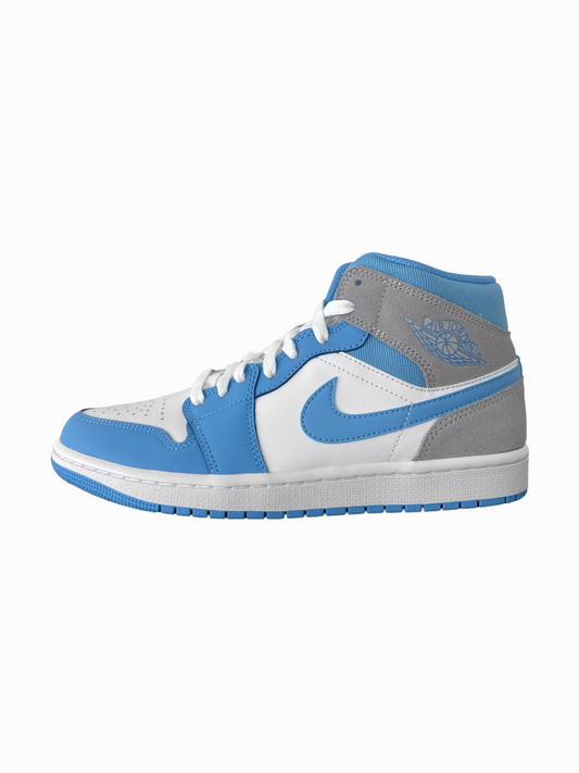 Jordan 1 Mid “University Blue Grey”