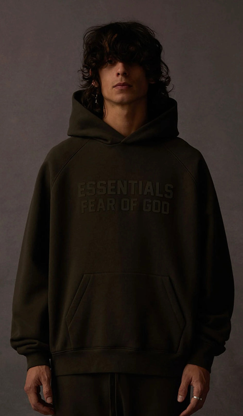 Essentials Hoodie “Off Black”