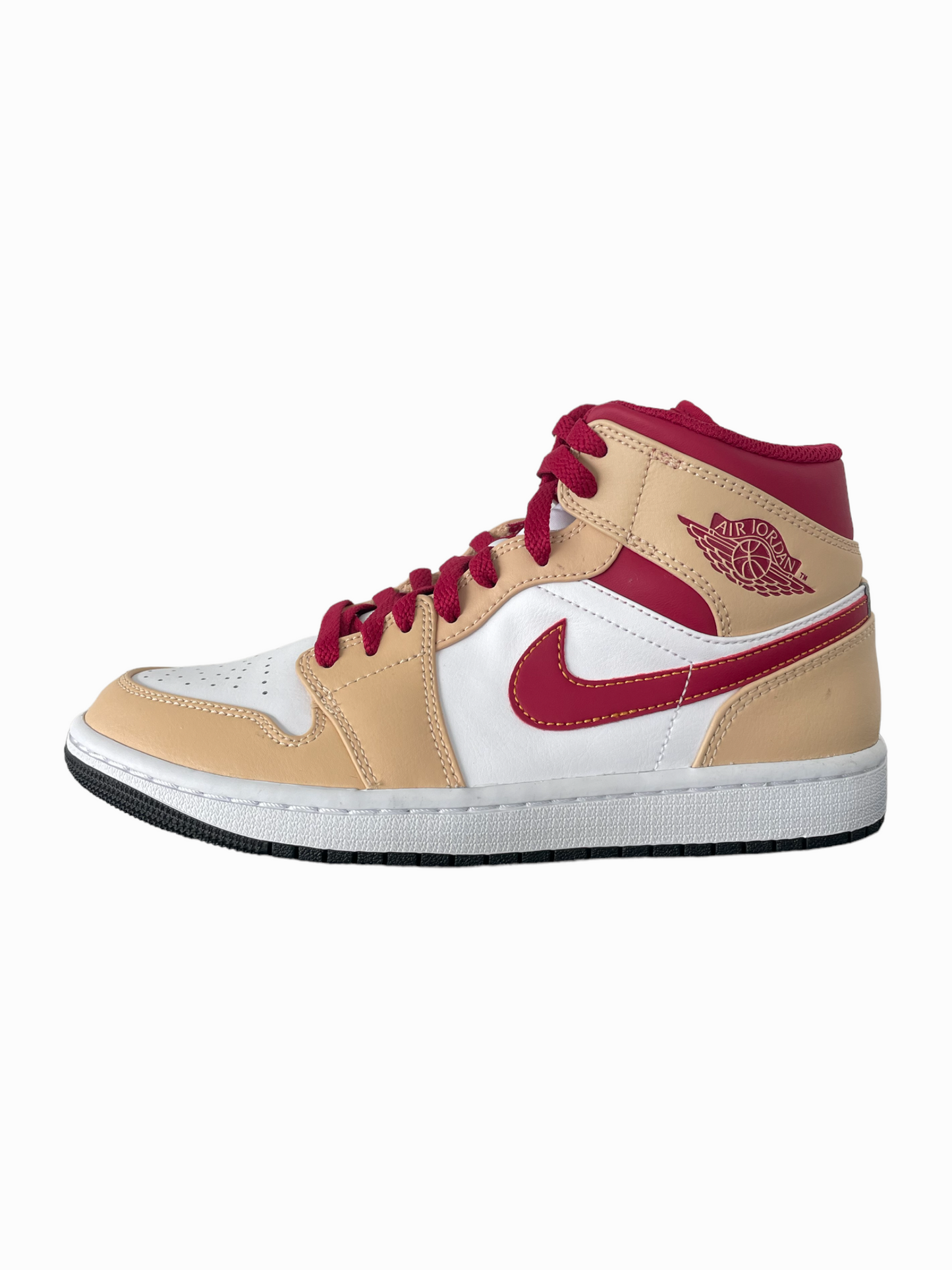 Jordan 1 Mid “Beige White Red”