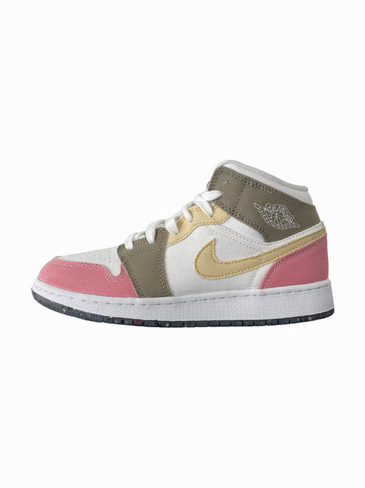 Jordan 1 Mid “Pastel Grind” (GS)